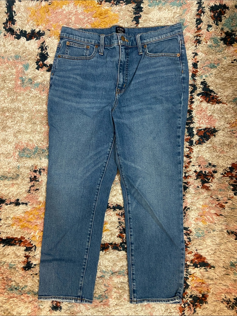 J. Crew Mid Wash Ankle Straight Women's Jeans 26” inseam